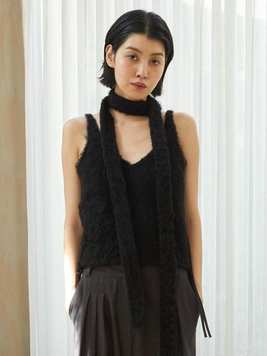 Hairy Petit Knit Top_Black - J.Chung - Modalova