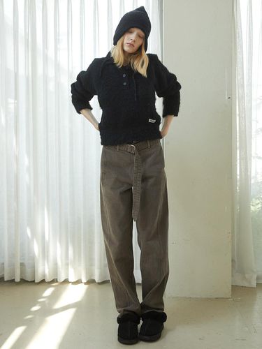 Pot Cotton Trouser_Coco Brown - J.Chung - Modalova