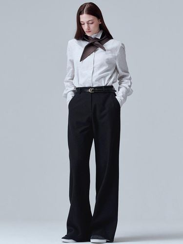 Napping wide pants (black) - MaLoupe - Modalova