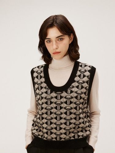 Pattern Round Neck Vest M43WV - murray allan - Modalova