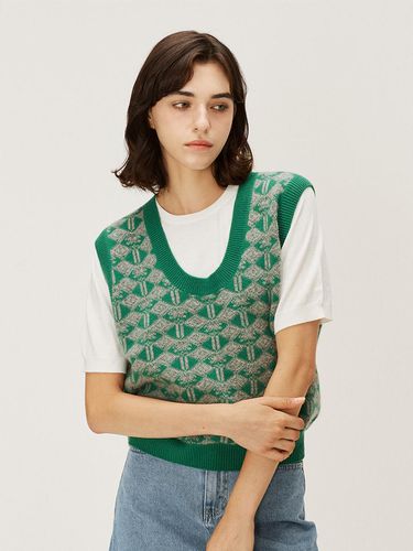 Pattern Round Neck Vest_ M43W - murray allan - Modalova