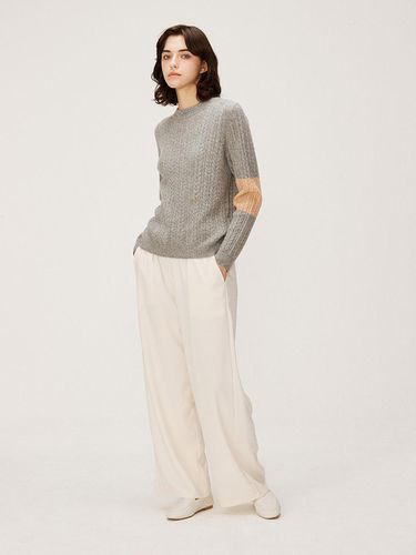 Cable Color Block Pullover_ Melange - murray allan - Modalova