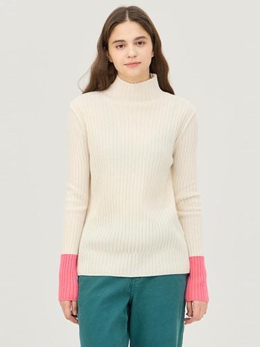 Online Exclusive] Sleeve Coloring Slim Knitwear_B - Benetton - Modalova