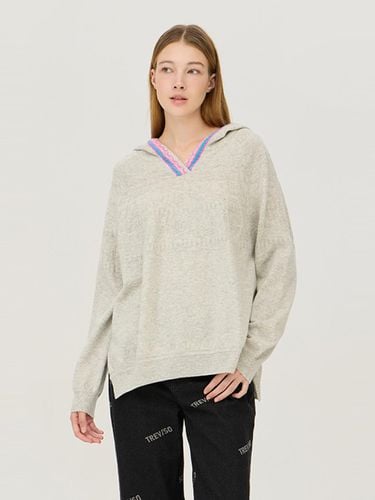 Coloring Hem Hooded Knitwear_BAKP56461LG - Benetton - Modalova