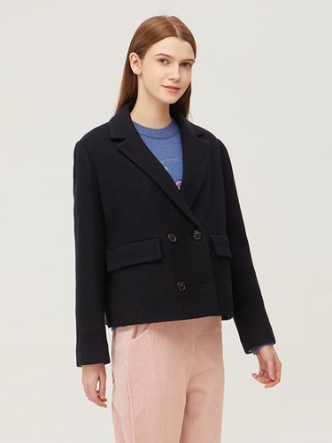 Wool twill jacket_BAJK50361DN - Benetton - Modalova