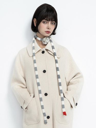 Handmade] Wool Mid-Length Coat - normniq - Modalova