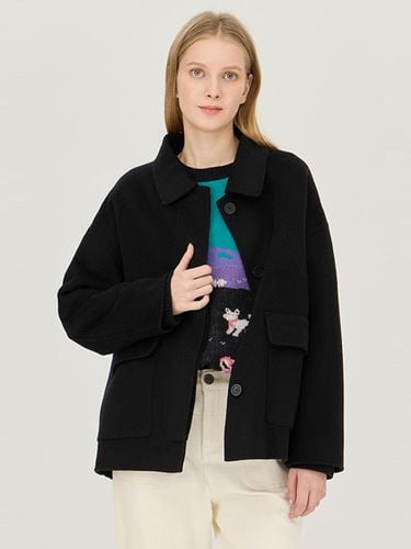 Alexander Back Knit Coat_BACT58461BK - Benetton - Modalova