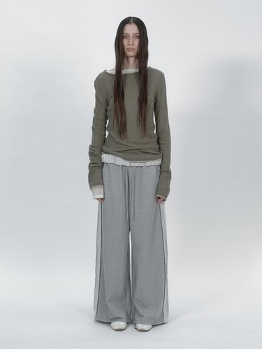 WIDE LEG SWEAT PANTS IN - NOTHINGEVERYTHING - Modalova