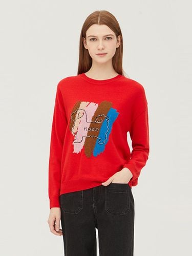 Puppy embroidered knitwear_BAKP64361RD - Benetton - Modalova