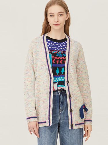 V-neck Knitwear cardigan_BAKC53361IV - Benetton - Modalova