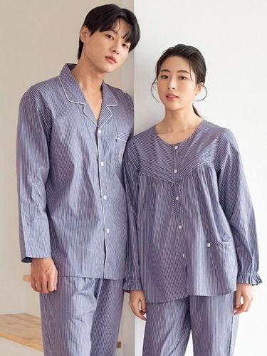 ST Long-Sleeved Plus Size Couple Pajamas - MAY FLOWER - Modalova