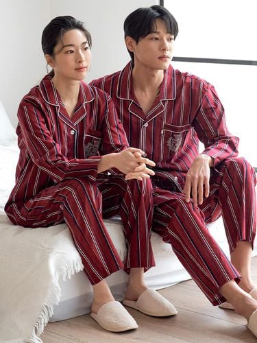 ST long-sleeved plus-size Couple Pajamas - MAY FLOWER - Modalova