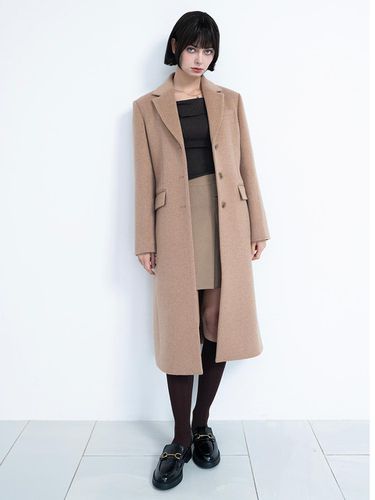 Wool 3 Buttons Coat_Beige - normniq - Modalova