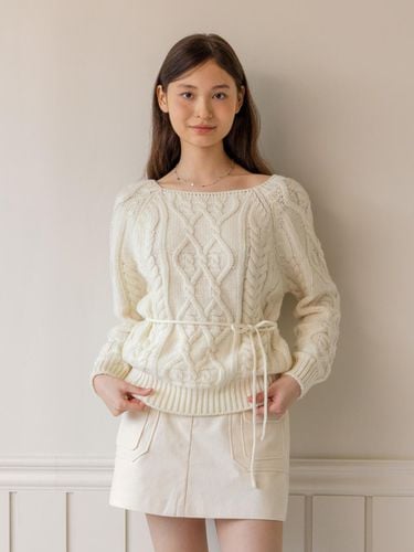 Corduroy Miniskirt - Cream - lienlier - Modalova