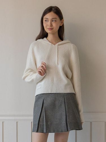 Calm checkered skirt pants - gray - lienlier - Modalova