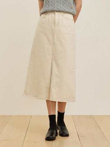 Fleece-lined Open Long Skirt [] (W1070) - WAAR - Modalova