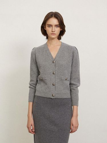 Gold Button Scasi Knit Cardigan - Mare di mari - Modalova