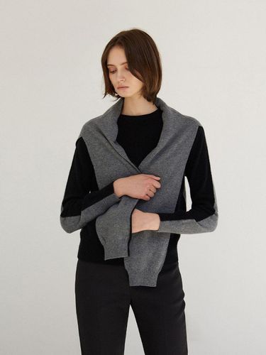 Two - tone Pullover Shawl Muffler - Mare di mari - Modalova