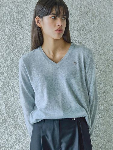 BASIC V-NECK WOOL KNIT / - Ihr - Modalova