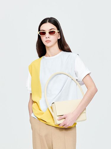 ELIN DRAPE TOP, Yellow - PUBLICKA X - Modalova