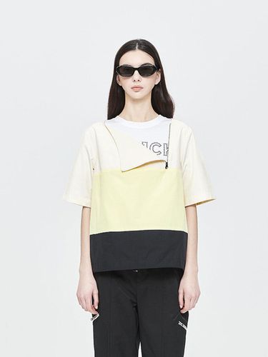 JAMIE SQUARE NECK TOP, yellow - PUBLICKA X - Modalova