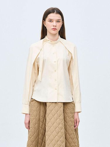 RIKKI WINGS BLOUSE, Beige - PUBLICKA X - Modalova