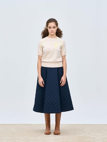 LHOTSESHAR FLARED SKIRT, DARK NAVY - PUBLICKA X - Modalova