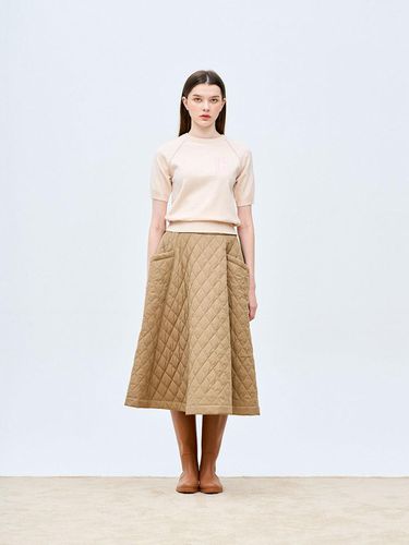 LHOTSESHAR FLARED SKIRT, SAND BEIGE - PUBLICKA X - Modalova