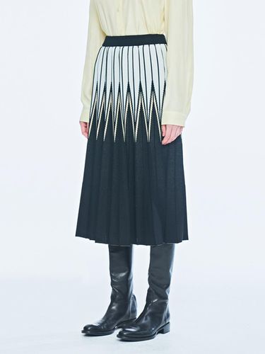 ZABAR KNIT SKIRT, BEIGE - PUBLICKA X - Modalova