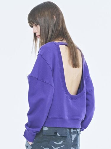 LORIENT BACKLESS SWEATSHIRT, ROYAL - PUBLICKA X - Modalova