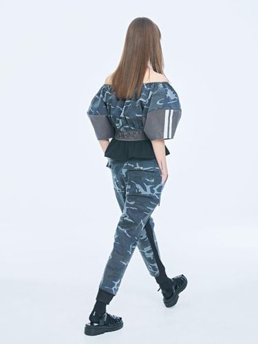 DIMA CAMOUFLAGE PANTS, BLACK - PUBLICKA X - Modalova