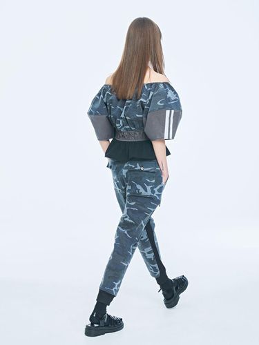 DIMA CAMOUFLAGE PANTS, BLACK SAND - PUBLICKA X - Modalova