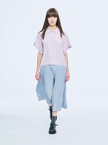 VIRA SHIRT DRESS, LAVENDER + BLUE - PUBLICKA X - Modalova