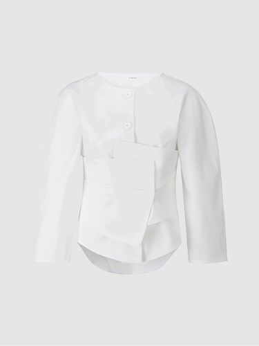 Waist Detail Volume Sleeve Blouse NAEU3-WRC060110 - comgen - Modalova