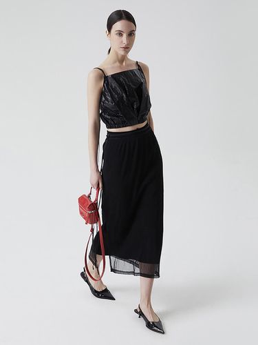 See-through layering skirt NAEU4 WQS030450 - comgen - Modalova