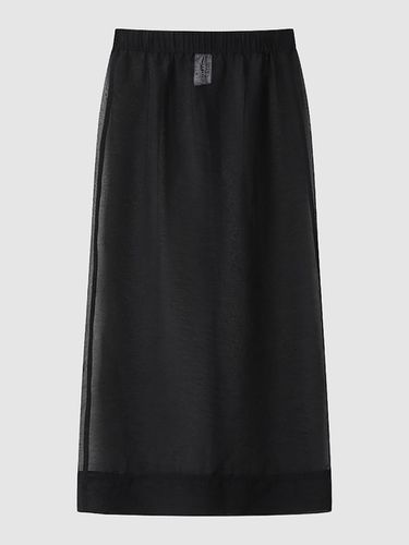 See-through skirt NAEU4 WQS210450 - comgen - Modalova