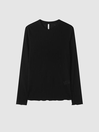 Long sleeve round neck T-shirt NAEU4-WKL010_450 - comgen - Modalova