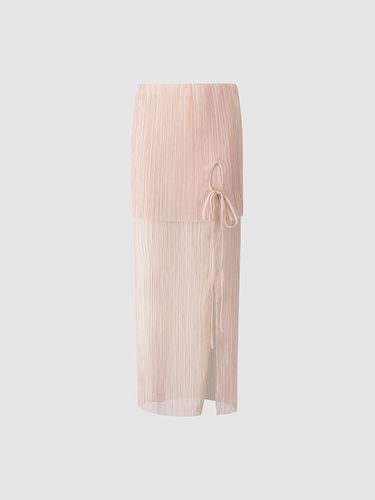 Layered Pleats Skirt NAEU5 WQS500_780 - comgen - Modalova