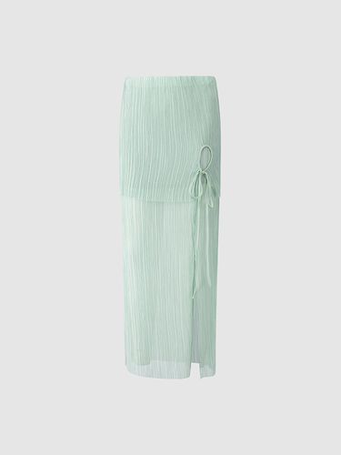 Layered Pleats Skirt NAEU5 WQS500_240 - comgen - Modalova