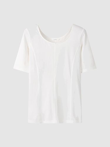 Semi Boat Neck T-shirt NAEU5-WKS370_110 - comgen - Modalova