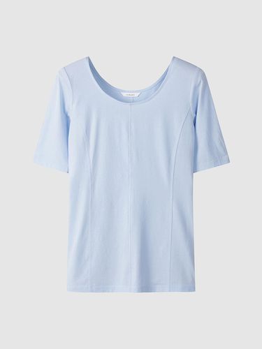 Semi Boat Neck T-shirt NAEU5 - WKS370 730 - comgen - Modalova