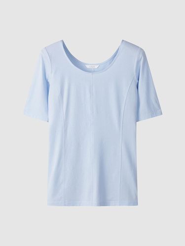 Semi Boat Neck T-shirt NAEU5 - WKS370_730 - comgen - Modalova