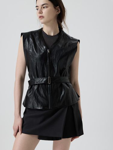 Eco-leather belt Vest NAEF7 - WVT120 450 - comgen - Modalova