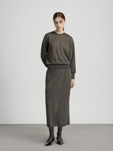 H - line sweater skirt NAEF8 - WQS060_460 - comgen - Modalova