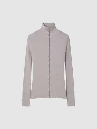 Exclusive] High-neck button Long Sleeve T-shirt - comgen - Modalova