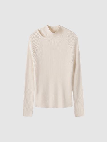 Half neck cut-out pullover NAEW0-WSP060_130 - comgen - Modalova