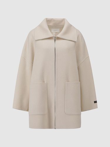 Handmade High Neck Zip-Up Coat NAEW0 - WCH010 890 - comgen - Modalova