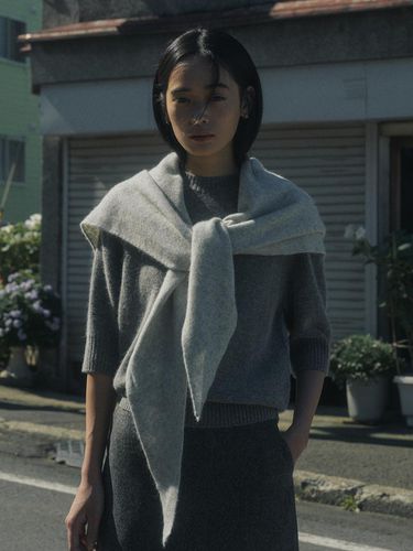 SHAWL MUFFLER_GRAY - SAGEMENT - Modalova