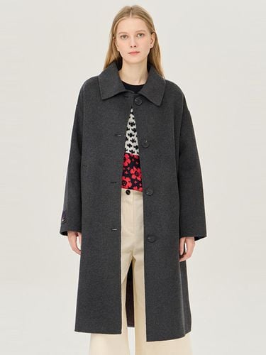 Sherry Knit Long Coat_BACT54461DG - Benetton - Modalova