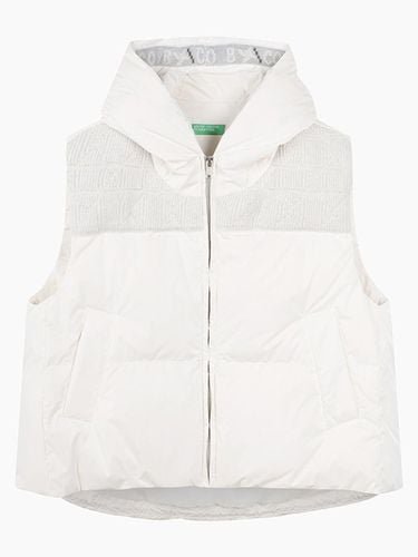 Gerald Knit Contrast Down Vest - Benetton - Modalova